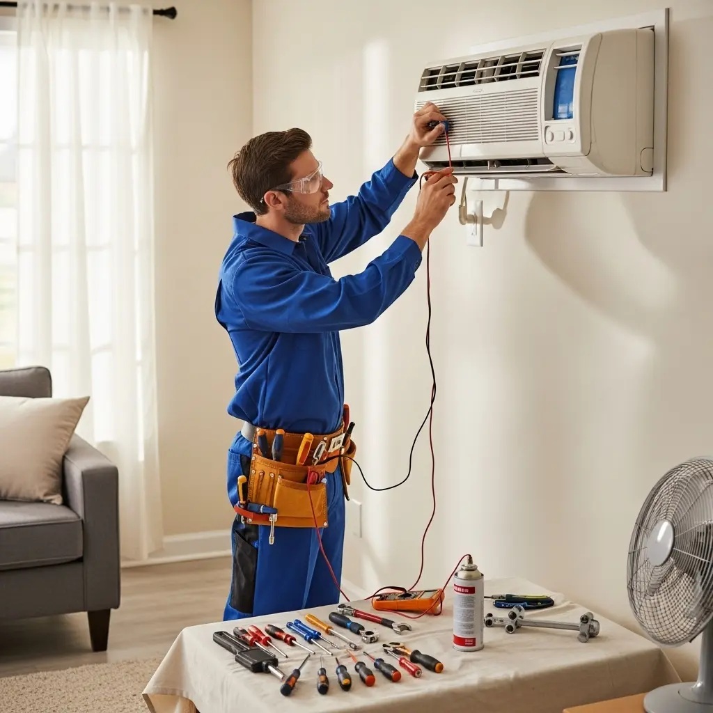 Selendi Ariston Ariston klima gaz dolumu ve bakım – Enerji verimliliği artırıldı. - Teknik servis örneği